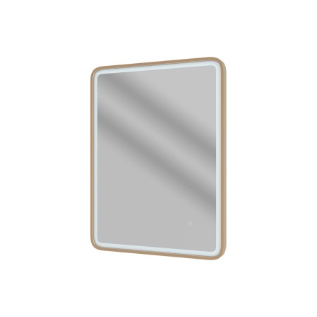 Amazon 600mm Rectangle Front-Lit LED Mirror - Brushed Bronze | Mirrors | BathroomKing