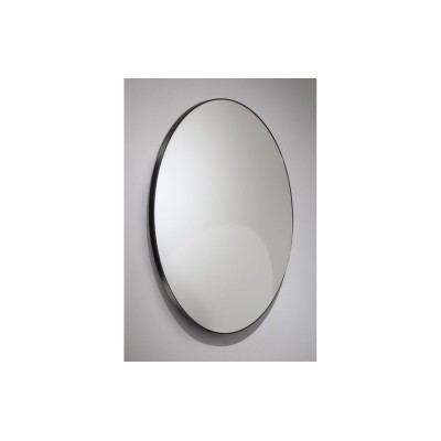 Abode Mayar 600mm Round Mirror - Matt Black | Mirrors | BathroomKing 2