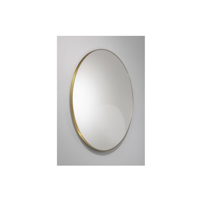 Abode Mayar 600mm Round Mirror - Brushed Brass | Mirrors | BathroomKing 2