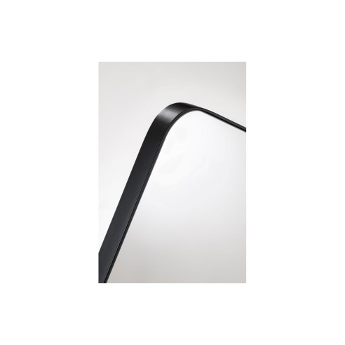 Abode Mayar 450x900mm Tablet Mirror - Matt Black | Mirrors | BathroomKing