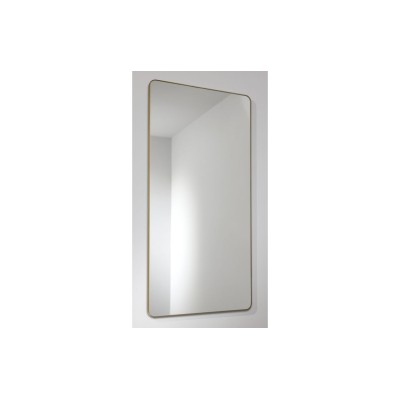 Abode Mayar 450x900mm Tablet Mirror - Brushed Brass | Mirrors | BathroomKing