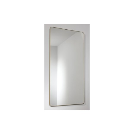 Abode Mayar 450x900mm Tablet Mirror - Brushed Brass | Mirrors | BathroomKing