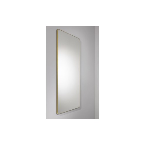 Abode Mayar 450x900mm Tablet Mirror - Brushed Brass | Mirrors | BathroomKing