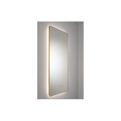 Abode Mayar 450x900mm Tablet LED Mirror - Brushed Brass | Mirrors | BathroomKing 2
