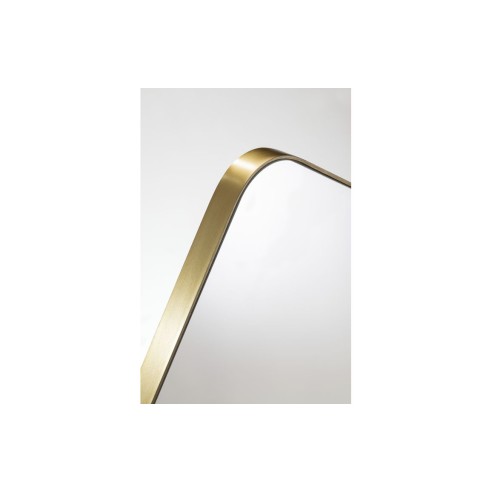 Abode Mayar 450x900mm Tablet LED Mirror - Brushed Brass | Mirrors | BathroomKing