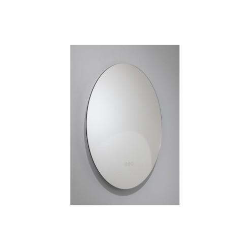 Abode Aruna 600mm Frameless Round Mirror | Mirrors | BathroomKing