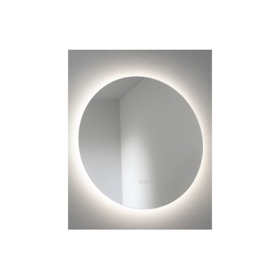 Abode Aruna 600mm Frameless Round LED Mirror | Mirrors | BathroomKing
