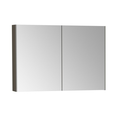 VitrA 1020x695mm Mirrored Cabinet - Brushed Chrome | Mirrors | BathroomKing