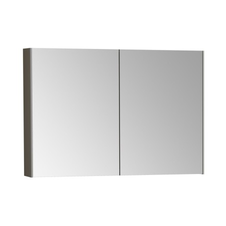 VitrA 1020x695mm Mirrored Cabinet - Brushed Chrome | Mirrors | BathroomKing