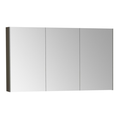 VitrA 1220x695mm Mirrored Cabinet - Brushed Chrome | Mirrors | BathroomKing