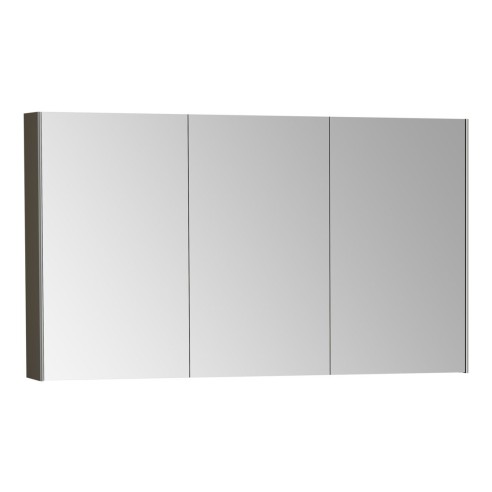 VitrA 1220x695mm Mirrored Cabinet - Brushed Chrome | Mirrors | BathroomKing