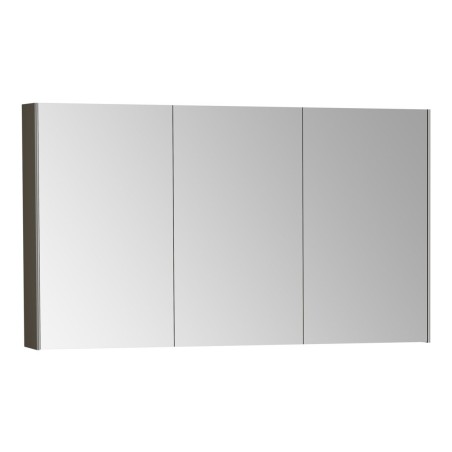 VitrA 1220x695mm Mirrored Cabinet - Brushed Chrome | Mirrors | BathroomKing