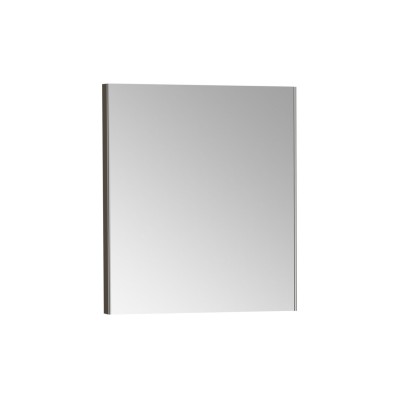 VitrA 620x695mm Rectangular Mirror - Brushed Chrome | Mirrors | BathroomKing