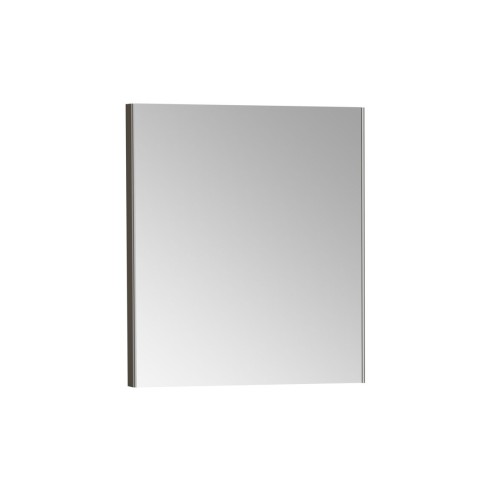 VitrA 620x695mm Rectangular Mirror - Brushed Chrome | Mirrors | BathroomKing