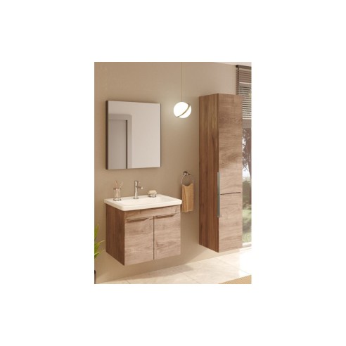 VitrA 620x695mm Rectangular Mirror - Brushed Chrome | Mirrors | BathroomKing