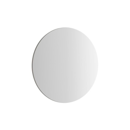 VitrA 595x595mm Round Mirror - Brushed Chrome | Mirrors | BathroomKing