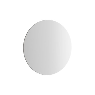 VitrA 795x795mm Round Mirror - Brushed Chrome | Mirrors | BathroomKing