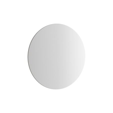 VitrA 995x995mm Round Mirror - Brushed Chrome | Mirrors | BathroomKing