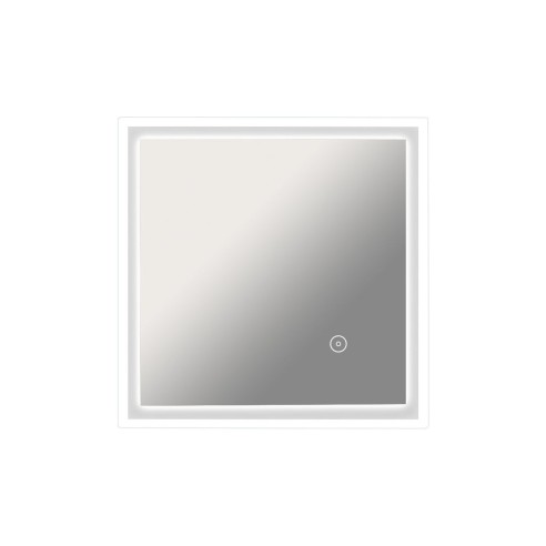 Juko 500x500mm Square Back-Lit LED Mirror | Mirrors | BathroomKing