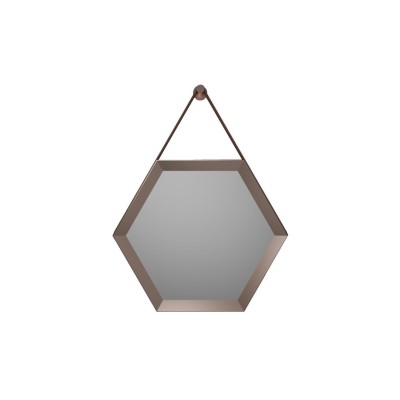 Pablo 500x433mm Hexagonal Mirror - Bronze | Mirrors | BathroomKing