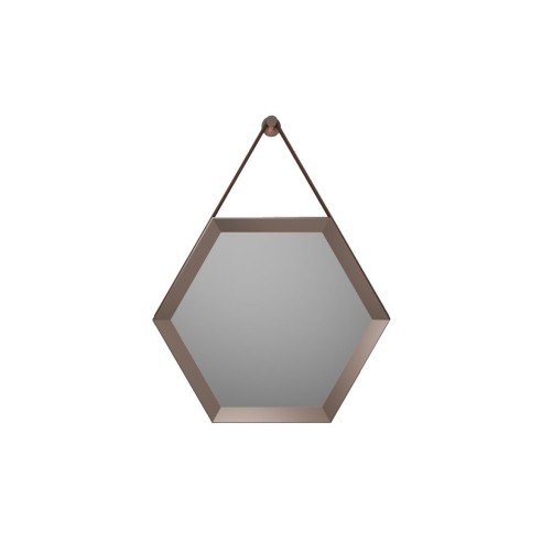 Pablo 500x433mm Hexagonal Mirror - Bronze | Mirrors | BathroomKing