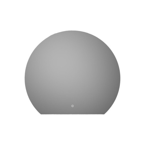 Vicente 800x700mm Round Back-Lit LED Mirror | Mirrors | BathroomKing