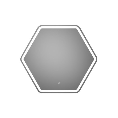 Raul 785x693mm Hexagonal LED Mirror | Mirrors | BathroomKing