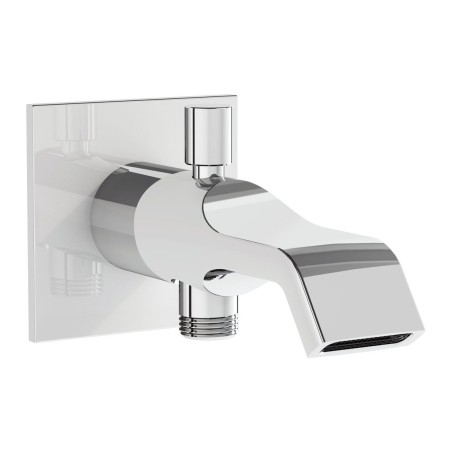 VitrA Suit Wall Mounted Bath/Shower Spout - Chrome | Bathroo