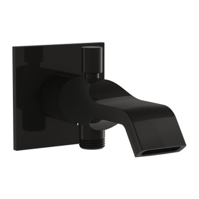 VitrA Suit Wall Mounted Bath/Shower Spout - Gloss Black | Ba