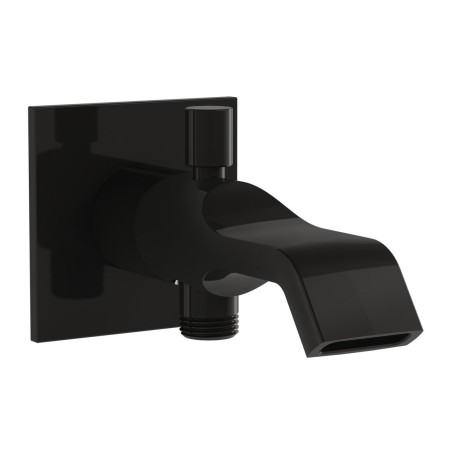 VitrA Suit Wall Mounted Bath/Shower Spout - Gloss Black | Ba