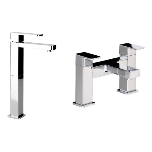 Abode Fervour Pack Offer 3 (Tall Basin Mixer & Bath Filler)