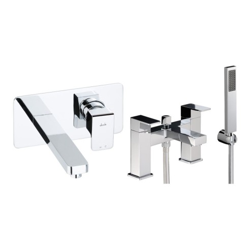 Abode Fervour Pack Offer 6 (Wall Mounted Basin Mixer & Bath/