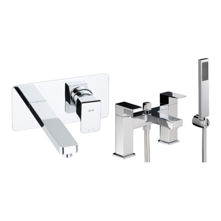 Abode Fervour Pack Offer 6 (Wall Mounted Basin Mixer & Bath/