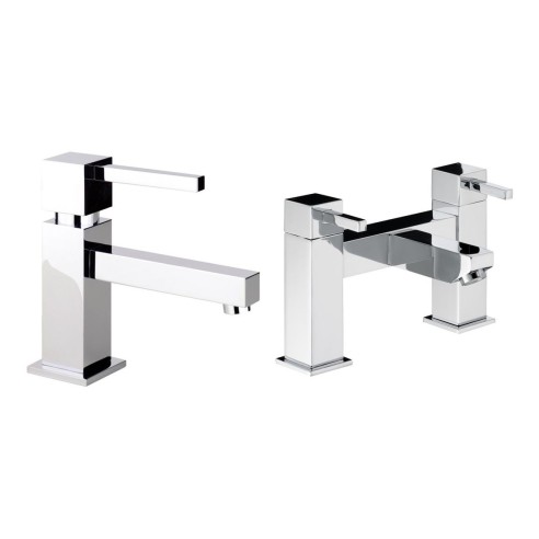 Abode Zeal Pack Offer 1 (Basin Mixer & Bath Filler) - Chrome