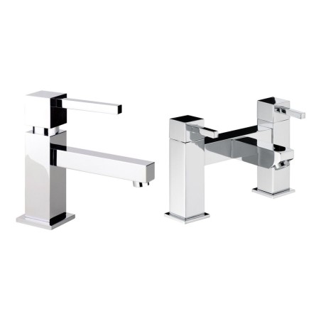 Abode Zeal Pack Offer 1 (Basin Mixer & Bath Filler) - Chrome