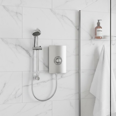 Triton Aspirante 9.5kW Contemporary Electric Shower - Brushe