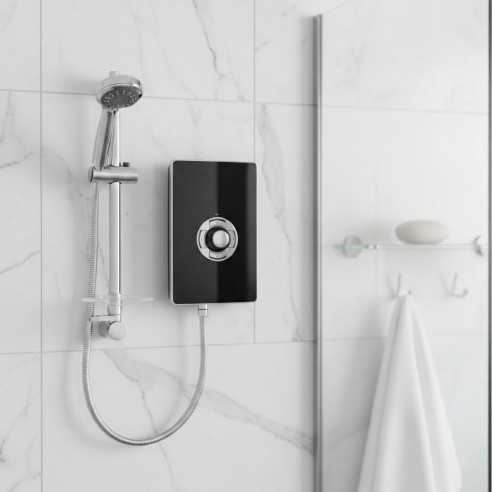 Triton Aspirante 8.5kW Contemporary Electric Shower - Black