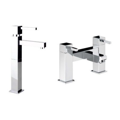 Abode Zeal Pack Offer 3 (Tall Basin Mixer & Bath Filler) - C