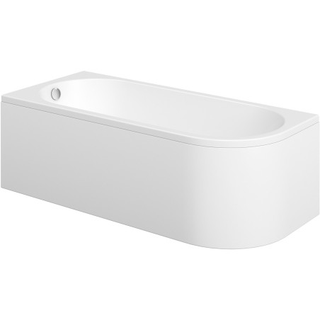 Syracus J Shape 1700x725x600mm 0TH Bath w/Legs (LH) | Baths