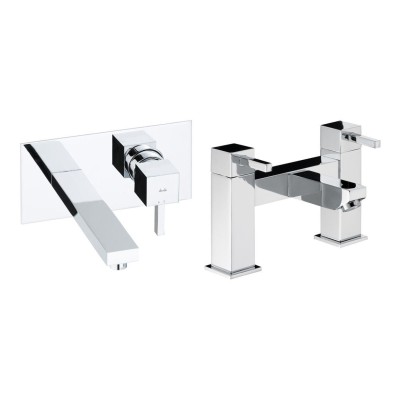 Abode Zeal Pack Offer 5 (Wall Mounted Basin Mixer & Bath Fil