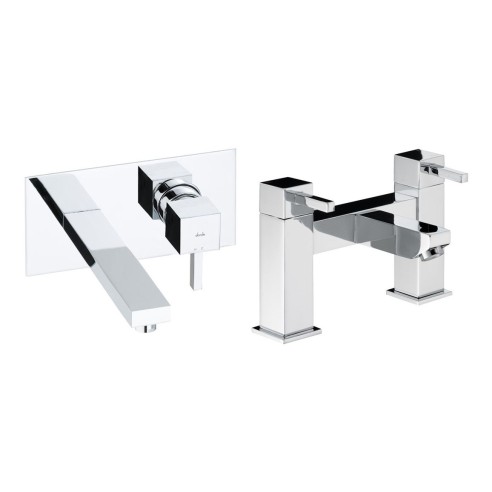 Abode Zeal Pack Offer 5 (Wall Mounted Basin Mixer & Bath Fil