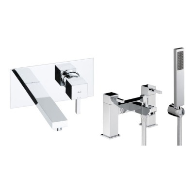 Abode Zeal Pack Offer 6 (Wall Mounted Basin Mixer & Bath/Sho