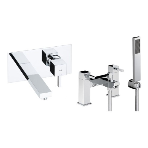 Abode Zeal Pack Offer 6 (Wall Mounted Basin Mixer & Bath/Sho