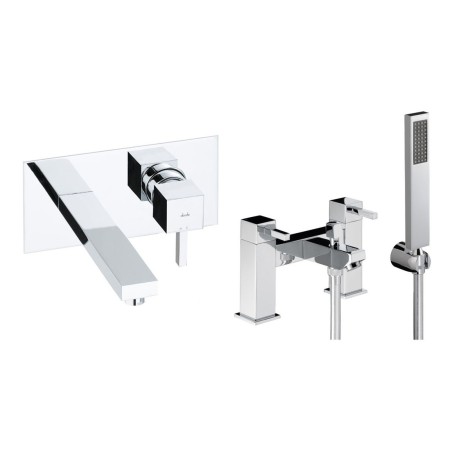 Abode Zeal Pack Offer 6 (Wall Mounted Basin Mixer & Bath/Sho
