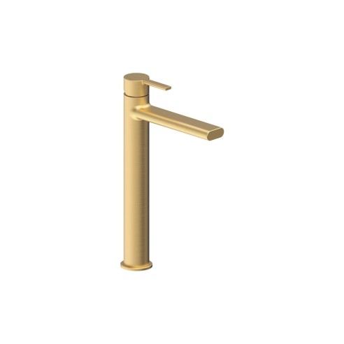 Iolite Tall Basin Mixer - Brushed Brass | Bathroom Taps | Ba