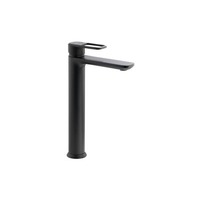 Abode Levarto Tall Basin Mixer - Matt Black | Bathroom Taps