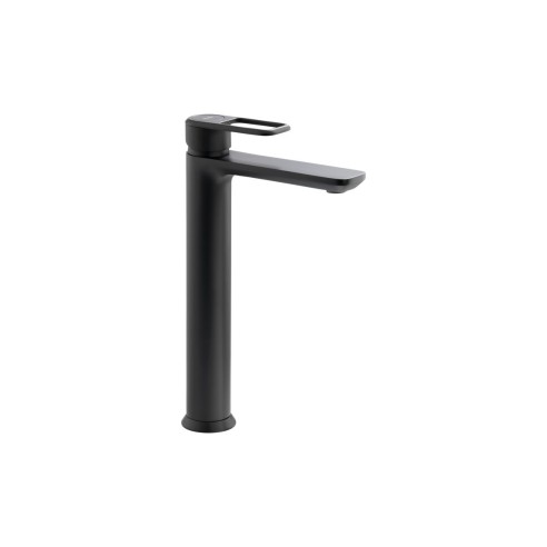 Abode Levarto Tall Basin Mixer - Matt Black | Bathroom Taps