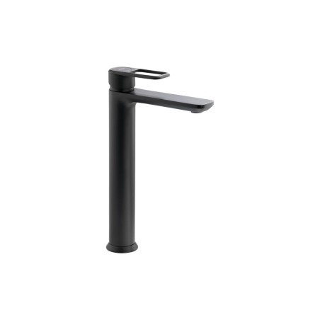 Abode Levarto Tall Basin Mixer - Matt Black | Bathroom Taps