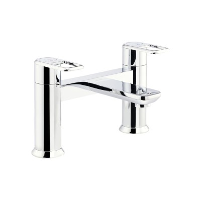Abode Levarto Deck Mounted Bath Filler - Chrome | Bathroom T
