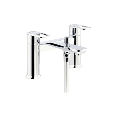 Abode Levarto Deck Mounted Bath Shower Mixer - Chrome | Bath